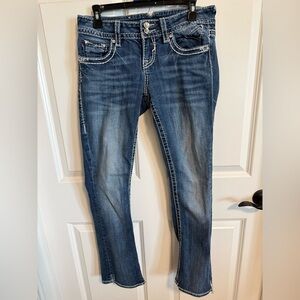 Vigoss Dark Blue Straight Leg Jeans